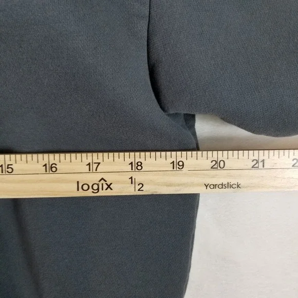 Comfrt Everyday Hoodie Dark Grey Charcoal Fleece Pullover Logo Women XL - Picture 6 of 8